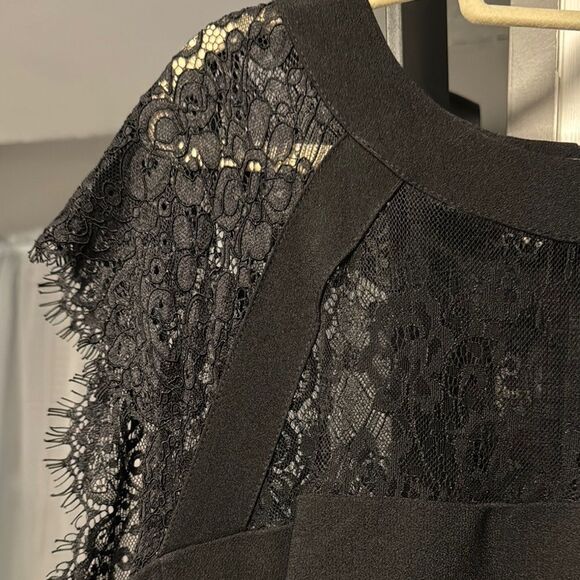 EUC Ashley Graham Elegant Black Lace Dress - Picture 3 of 4